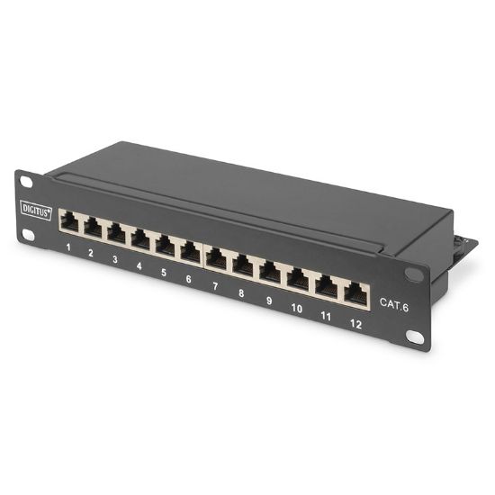 Εικόνα της PATCHPANEL  12 PORT CAT6 10"  STP