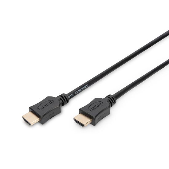 Εικόνα της καλώδιο HDMI 1m 4K(3840 x 2160@60Hz) gold plated w.ETHERNET