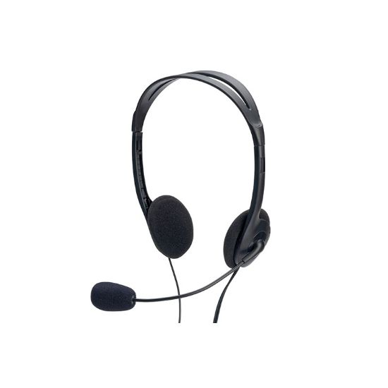 Εικόνα της HEADPHONE WITH MICROPHONE (2 x 3.5mm)