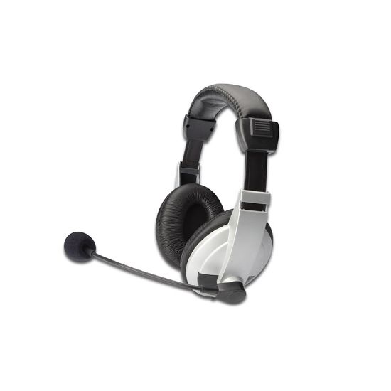 Εικόνα της HEADPHONE WITH MICROPHONE ΜΕ ΚΑΛ.1,8Μ (2 x 3.5mm)