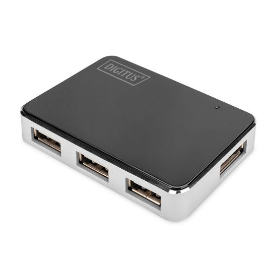 Εικόνα της HUB 4 PORT USB 2.0 ΜΕ ΤΡΟΦΟΔΟΤΙΚΟ