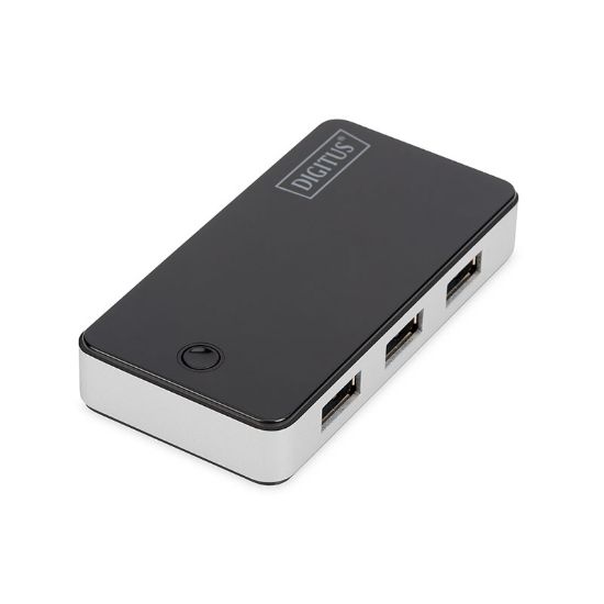 Εικόνα της HUB 4 PORT USB 3.0 ΜΕ ΤΡΟΦΟΔΟΤΙΚΟ ΜΑΥΡΟ