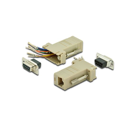 Εικόνα της Adapter DB9 F - RJ45 F 8P/8C