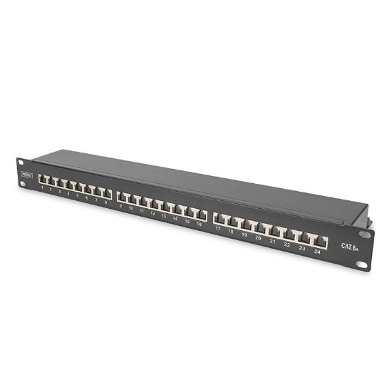 Εικόνα της PATCHPANEL 24 PORT CAT6a  SFTP (Black)