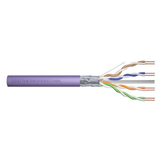 Εικόνα της F-UTP 305m Cat6 Mονόκλωνο μωβ LSOH