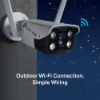 Εικόνα της 4MP Outdoor Full-Color Wi-Fi Bullet Network Camera-4mm Lens