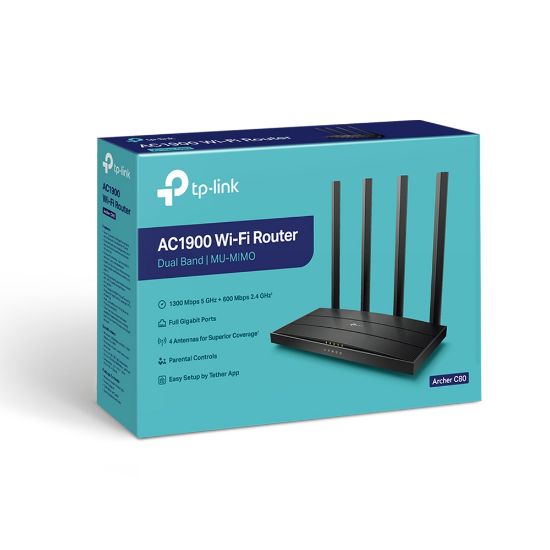 Εικόνα της ROUTER AC1900 WIRELESS DUAL BAND 5 Gigabit Ports MU-MIMO