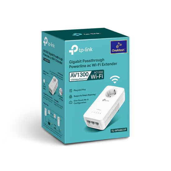 Εικόνα της POWER LINE AV1300 Gigabit AC Passthrough   Wi-Fi Extender