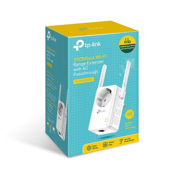 Εικόνα της WIRELESS RANGE EXTENDER 300Mbps  AC Passthrough ΜΕ 2 ΚΕΡΑΙΕΣ