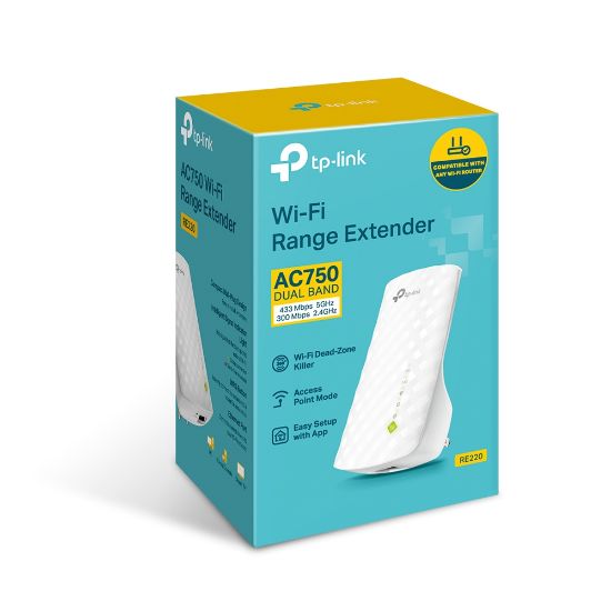 Εικόνα της WIRELESS RANGE EXTENDER 750Mbps ΠΡΙΖΑΣ DUAL BAND