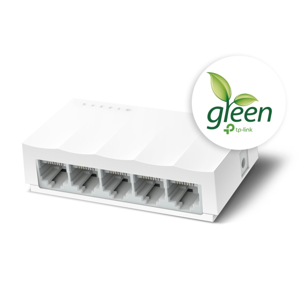 SWITCH 5 10/100M RJ45 Ports, Desktop Plastic Case | Tanonline.gr