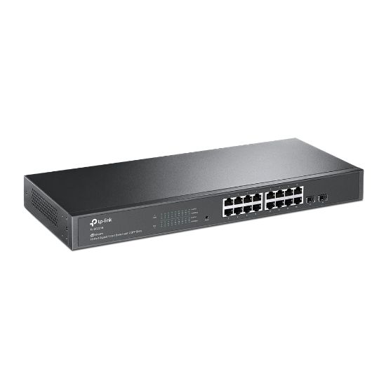 Εικόνα της SWITCH 16-Port Gigabit Smart Switch with 2 Gigabit SFP Slots  19-inch Rack-mountable  Case