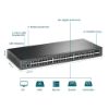 Εικόνα της SWITCH L2 MANAGED GIGABIT 48Ports + 4*10 GE SFP 19-inch Rack-mountable  Case