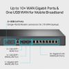 Εικόνα της VPN Router Omada with 9*Gigabit port  and   2? 10GE SFP, 1? 1GE SFP, 2*USB 3.0 (supports USB LTE dongle ) Rackmount