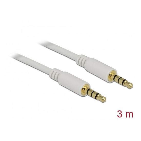 Εικόνα της 3,5mm AUDIO CABLE M/Μ 3m 4 pin CTIA