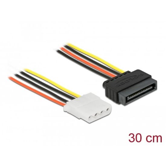 Εικόνα της SATA CABLE ΤΡΟΦΟΔΟΣΙΑΣ F to MOLEX F 30cm