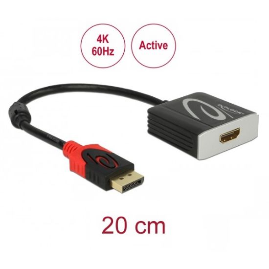 Εικόνα της ADAPTER DISPLAY PORT 1.2 M/ HDMI F 4K/60Hz Active