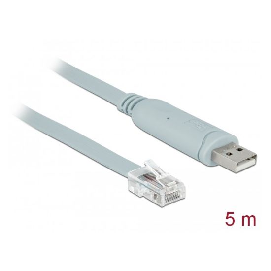 Εικόνα της USB 2.0 Type-A male to 1 x Serial RS-232 RJ45 male 5.0 m grey