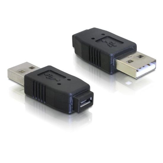 Εικόνα της ADAPTER USB MICRO (A+B) FEMALE  ΣΕ USB A MALE