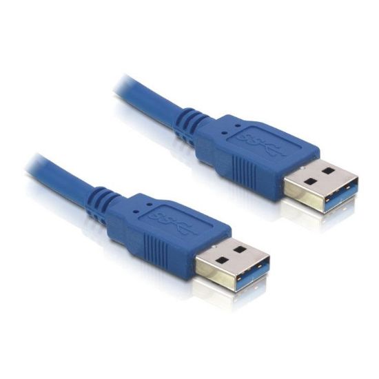 Εικόνα της USB cable type A-A V. 3.0 0.5m ΜΠΛΕ