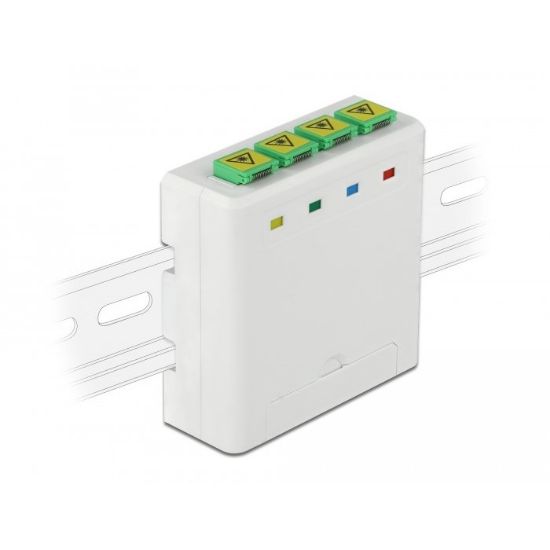 Εικόνα της SPLICE BOX  for DIN Rail 4 Ports (LC duplex SC simplex)