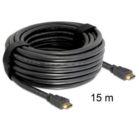 Εικόνα της καλώδιο HDMI 15m high speed with Ethernet (4096 x 2160 @120Hz)