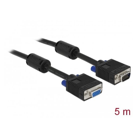 Εικόνα της VGA cable 5m  H/Q HD15M-HD15F