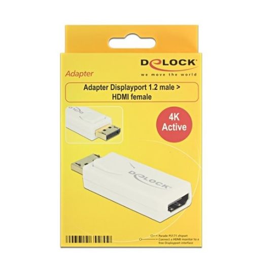 Εικόνα της ADAPTER DISPLAY PORT M/ HDMI F 4K ACTIVE