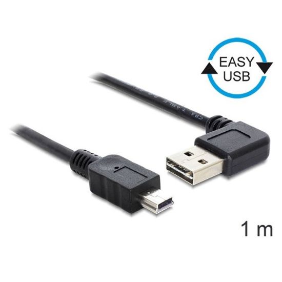 Εικόνα της USB V. 2.0 EASY A/M ΓΩΝΙΑΚΟ ΣΕ USB mini M