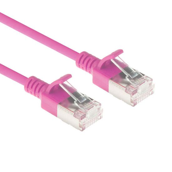 Εικόνα της U/FTP 7m Cat6a Ροζ Slim LSZH