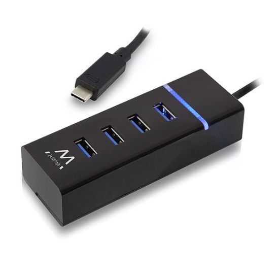 Εικόνα της ADAPTER USB Type-C Male to Hub 4-Port USB 3.0 new code ac6415