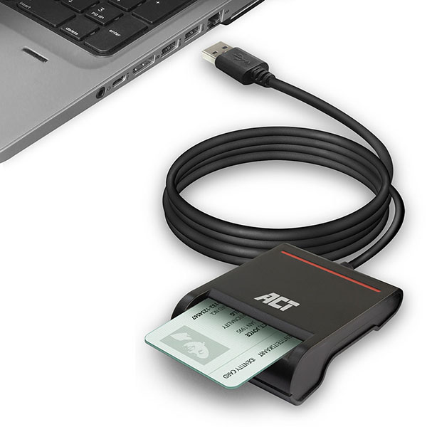 Card reader usb2 0 smartcard eid card reader black tanonline gr