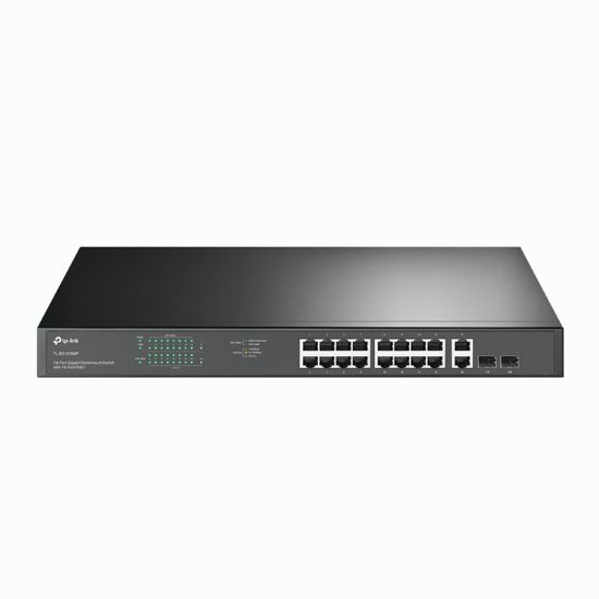 Εικόνα της SWITCH 18-Port 1Gigabit  +2 SFP  with 16-Port PoE+ 250W  19-inch Rack-mountable