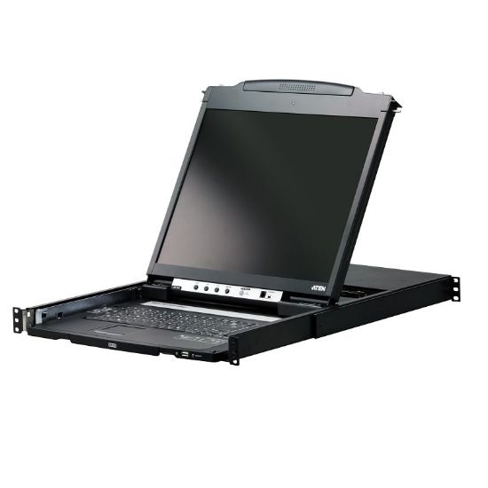 Εικόνα της CONSOLE  1U 19" VGA/USB Dual Rail LED LCD