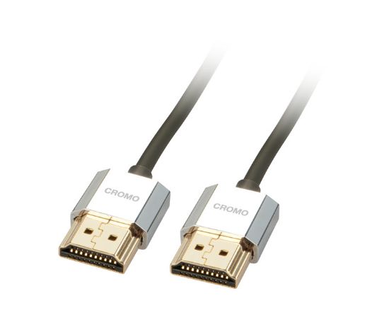 Εικόνα της καλώδιο HDMI 1m (3840x2160@60Hz) Slim Line High Speed