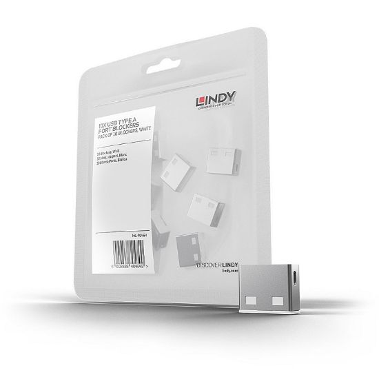 Εικόνα της Port Blocker USB  (without key) Pack of 10 white