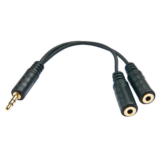 Εικόνα της 3,5mm Stereo Headphone Splitter Cable 1 χ 3.5mm M to 2x F 60mm