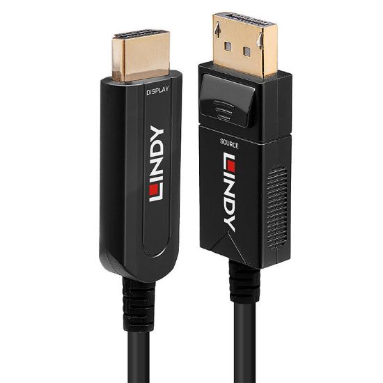 Εικόνα της καλώδιο Display Port 1.2 to Hdmi 18G Hybrid Cable 20m