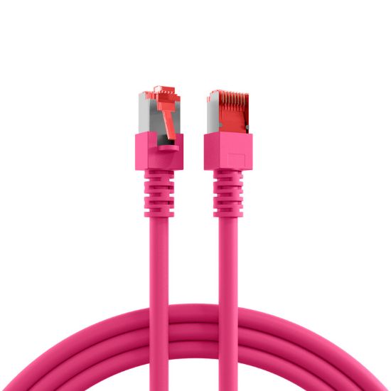 Εικόνα της SFTP 3m Cat6 Magenta/pink LSZH