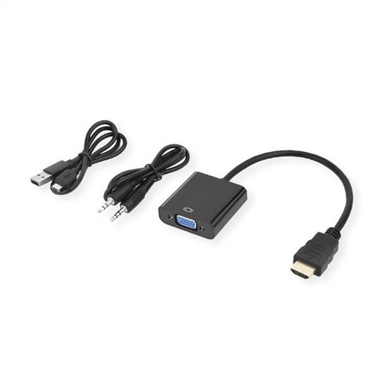 Εικόνα της CONVERTER HDMI M TO VGA F with Audio (1920x1080)