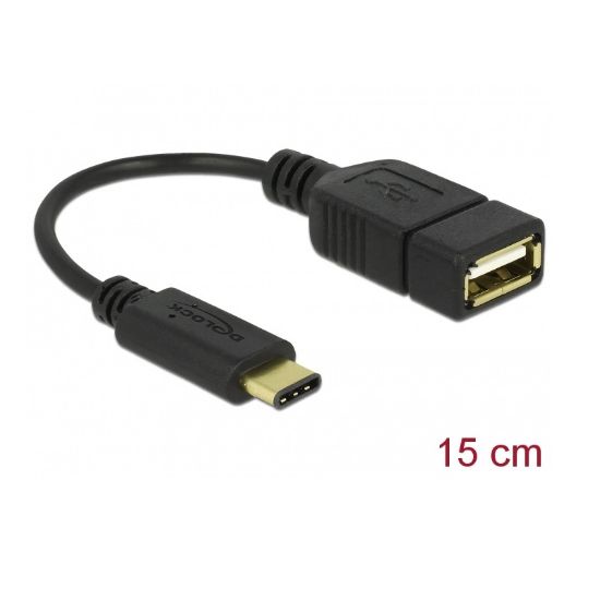 Εικόνα της ADAPTER USB Type-C male to USB 2.0 A female 15 cm