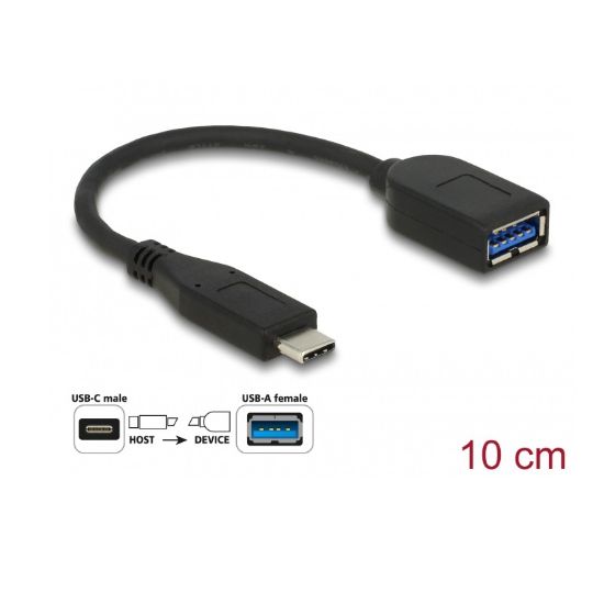 Εικόνα της ADAPTER USB Type-C M (USB 3.1 Gen 2) to USB Type-A F (10 cm)