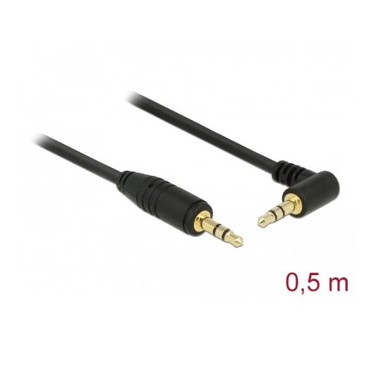 Εικόνα της 3,5mm AUDIO CABLE M/M Γωνιακο 0.5m