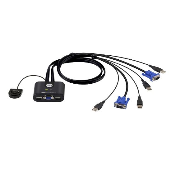 Εικόνα της KVM 2PORT USB ΜΕ ΕΝΣΩM. ΚΑΛΩΔΙΑ