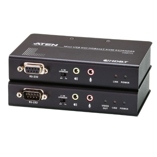 Εικόνα της Extender DVI 100m HDbaseT 1.0 Audio+usb port