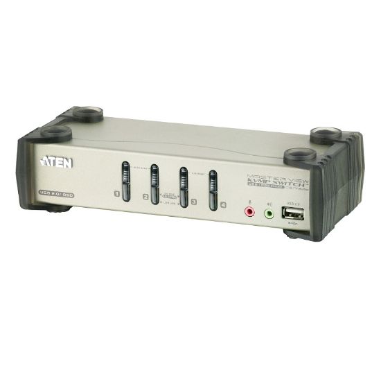 Εικόνα της KVM 4PORT  USB/PS2 AUDIO w/CABLES