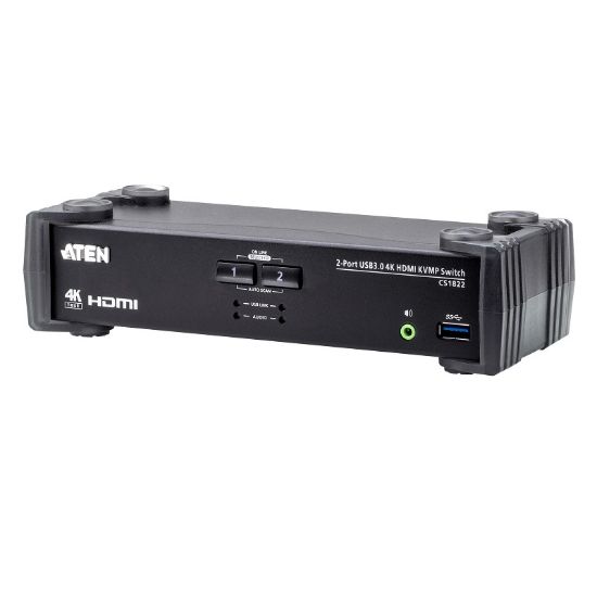 Εικόνα της KVM 2PORT HDMI/USB 3.0 4K/60Hz ΜΕ ΗΧΟ