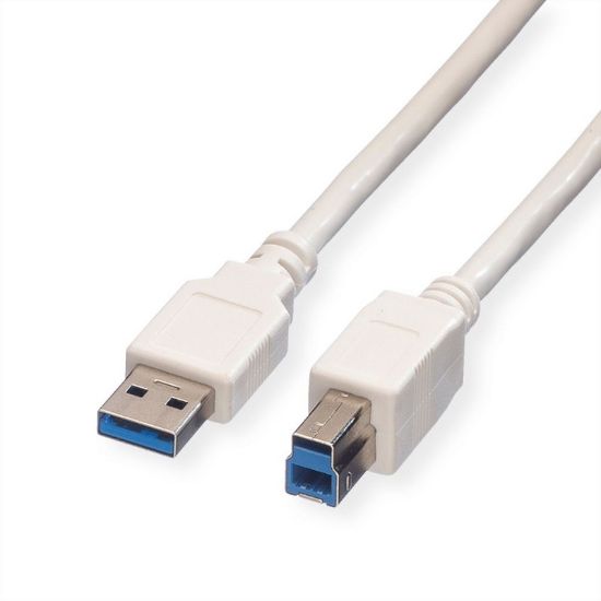 Εικόνα της USB cable type A-B V.3.0 3 m white