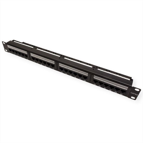 Εικόνα της PATCHPANEL 24 PORT CAT6a  UTP Μαυρο