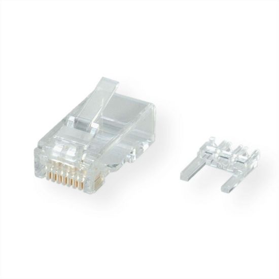 Εικόνα της ΒΥΣΜΑ RJ45 CAT6 UTP 10TEM With insert Μονόκλωνη (Solid)